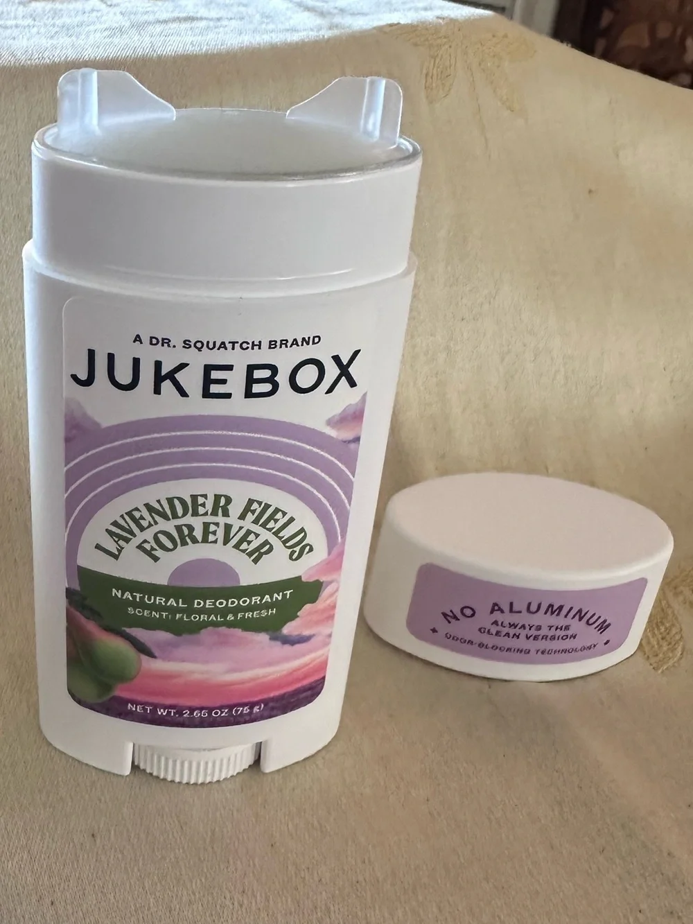 JUKEBOX Natural Deodorant Aluminum Free. Lavender Fields Forever. New.